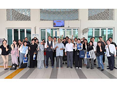 Group photo at Universiti Sains Islam Malaysia