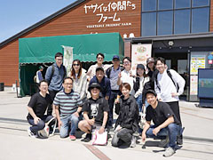 課外活動時の集合写真