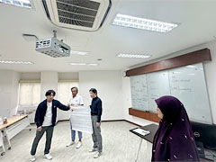 マラヤ大学での発表模様